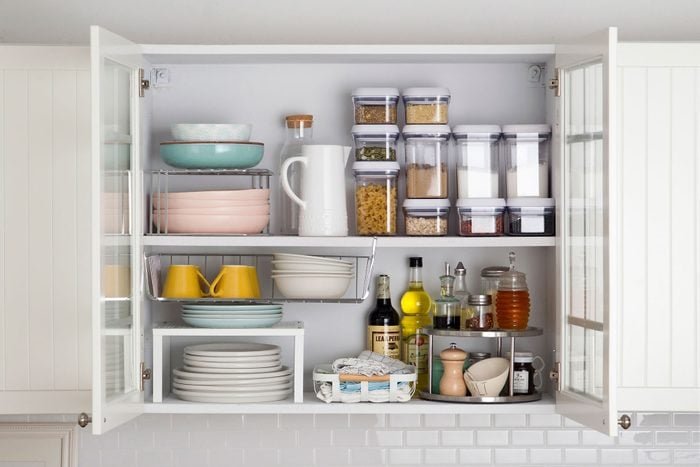 decluttering kitchen cabinets